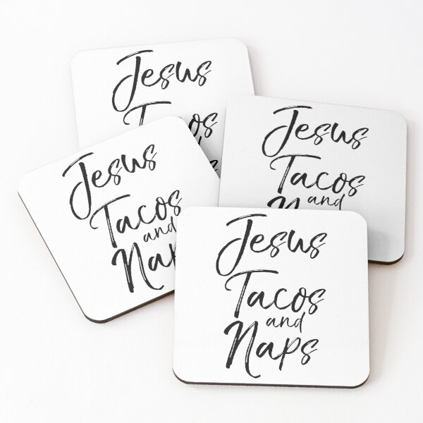 Item preview, Jesus Tacos and Naps Christian Quote designed and sold by TNDesignStudio.