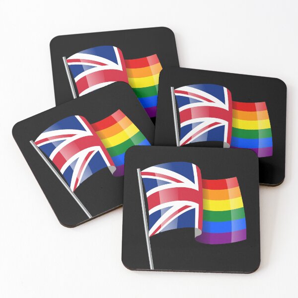 Item preview, UNION JACK PRIDE LGBT MIXED RAINBOW FLAG designed and sold by designdistiller.