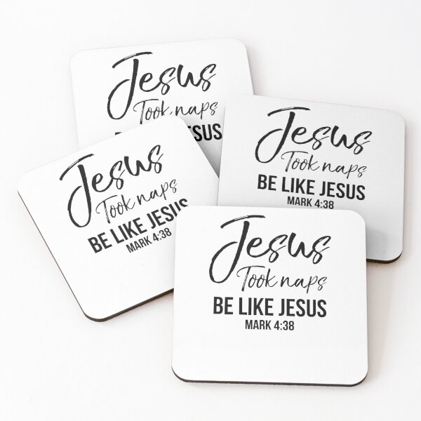 Item preview, Jesus Took Naps Be Like Jesus Mark 4:38 Christian Quote designed and sold by TNDesignStudio.