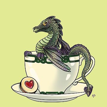 Artwork thumbnail, Tea Dragon by Holly Pierson
