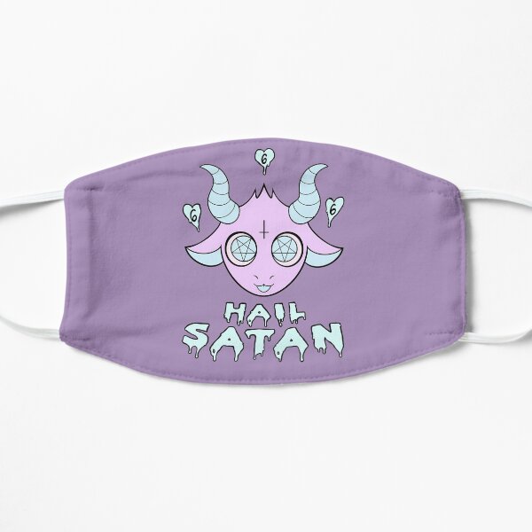 All Hail Pastel Goth Satan 666 Mask