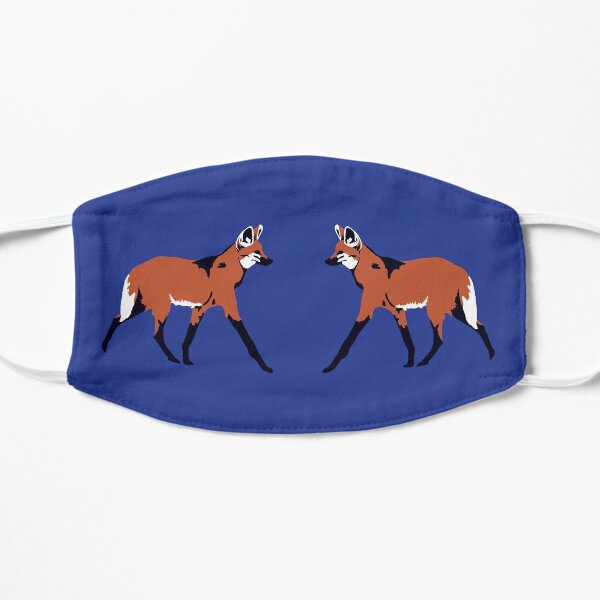Maned Wolf Flat Mask