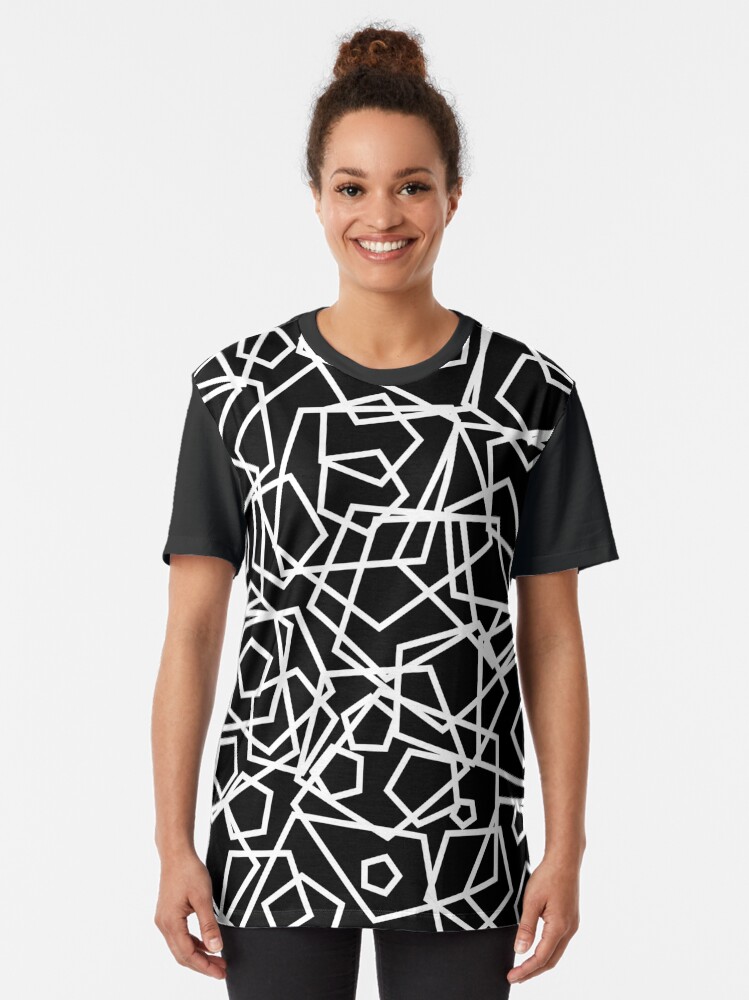 geometric pattern t shirt