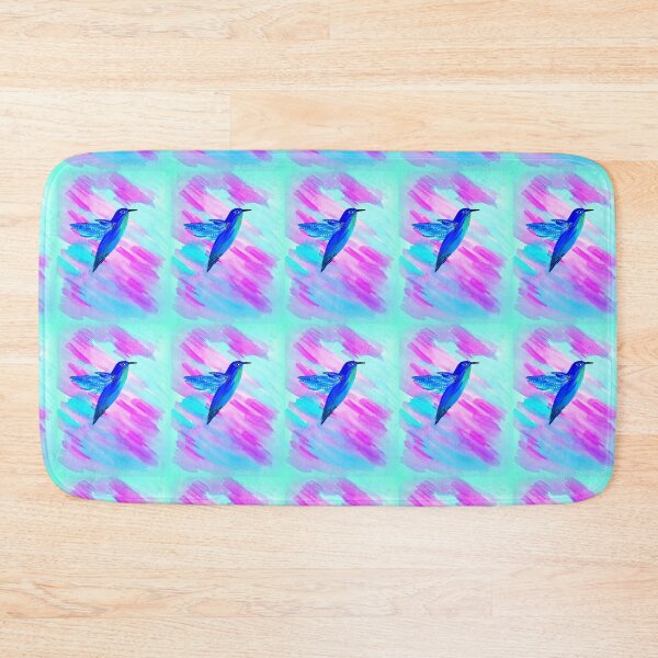 Item preview, Pink and Blue prints, with hummingbirds designed and sold by CatherineJacobs.