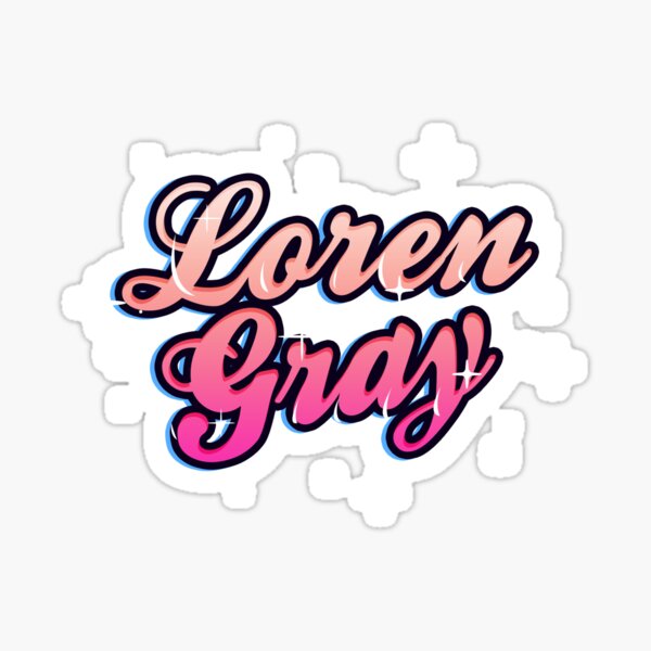 Loren Gray Tik Tok Celeb Sticker For Sale By Whatacutetee Redbubble 2894