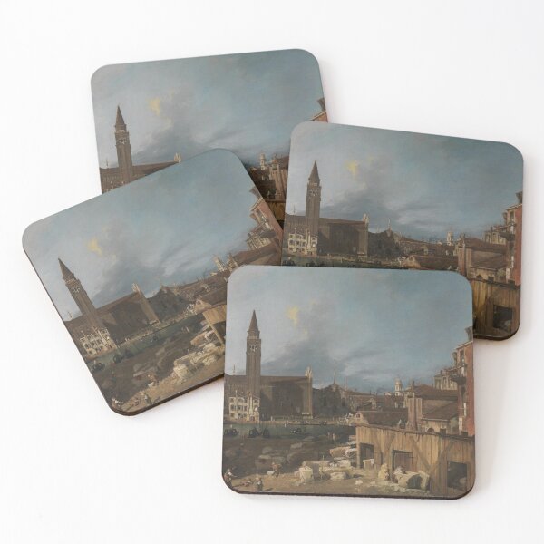 Item preview, The Stonemason's Yard (Canaletto) designed and sold by ArtHistorical.