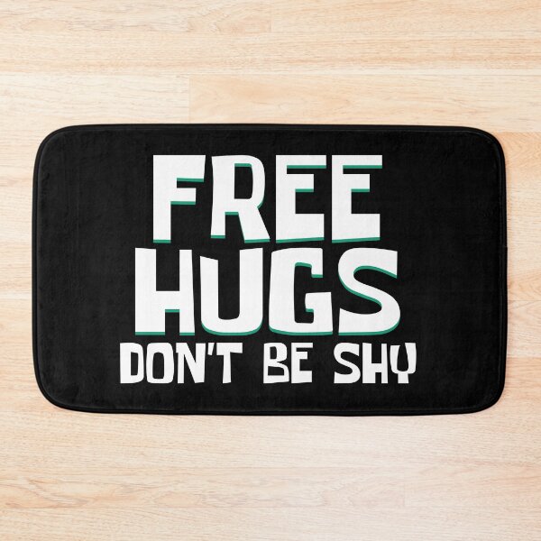 Item preview, Perfect Gift For Anti-Social Nerds Saying "Free Hugs Don't Be Shy" T-shirt Design Love Hug Interaction designed and sold by Customdesign200.