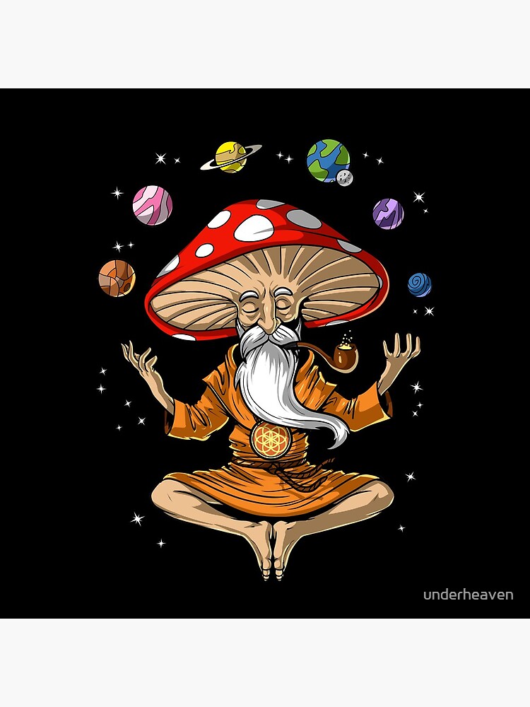 Magic Mushroom Buddha by underheaven