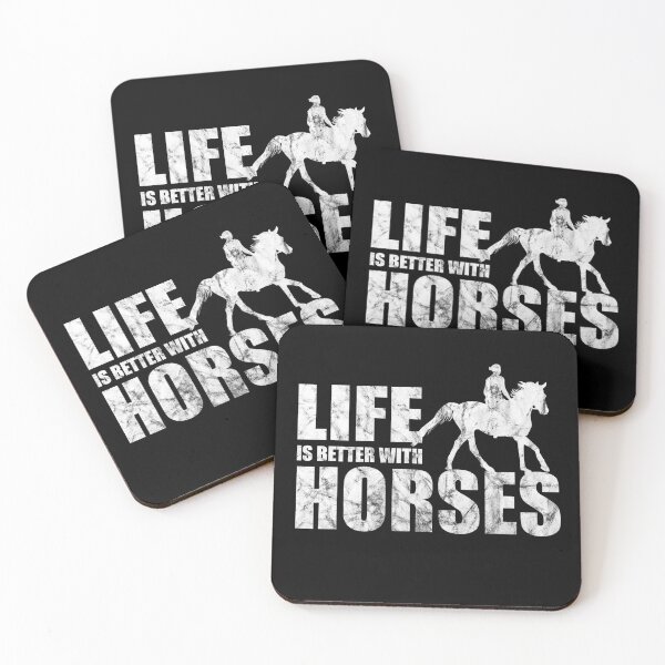 Item preview, Life is better with riding and horses designed and sold by EllenTune.