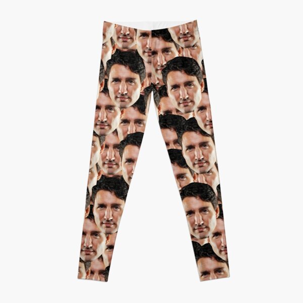Justin Trudeau Pattern Leggings