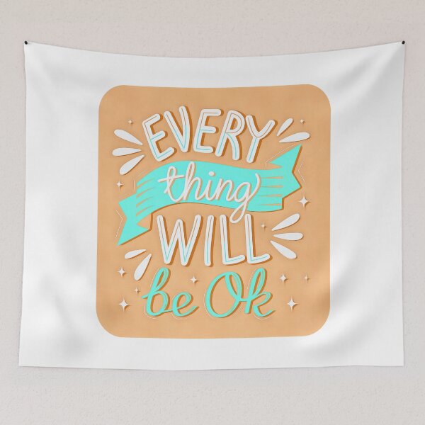 Item preview, Eveything Will Be OK (12) designed and sold by QuoteMan.