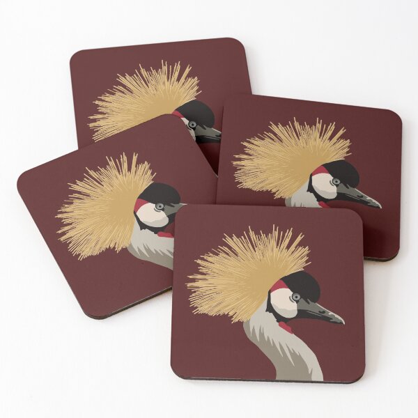 Item preview, Crowned Crane Portrait designed and sold by GeoCreate.