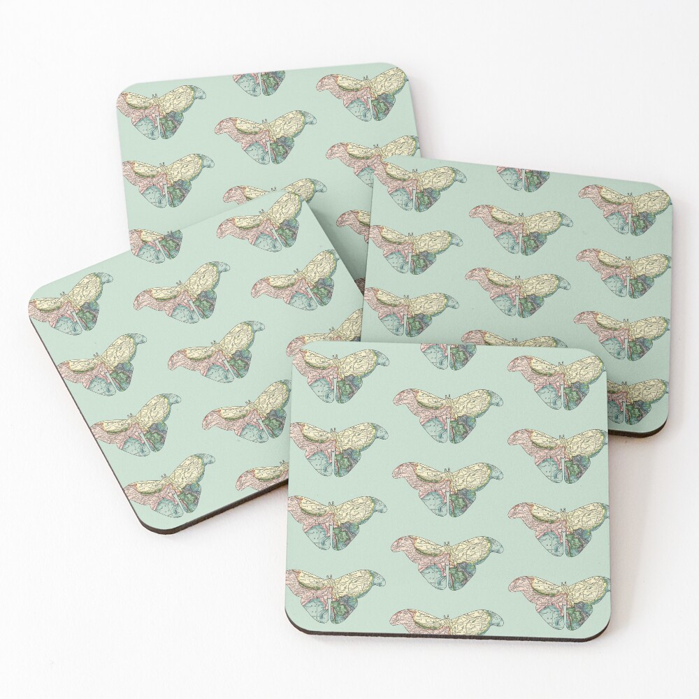 Item preview, Coasters (Set of 4) designed and sold by GeoCreate.