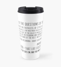 Oh Me! Oh Life! (White) Travel Mug