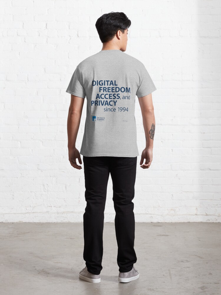 Alternate view of Electronic Frontiers Australia - Light Backgrounds Classic T-Shirt