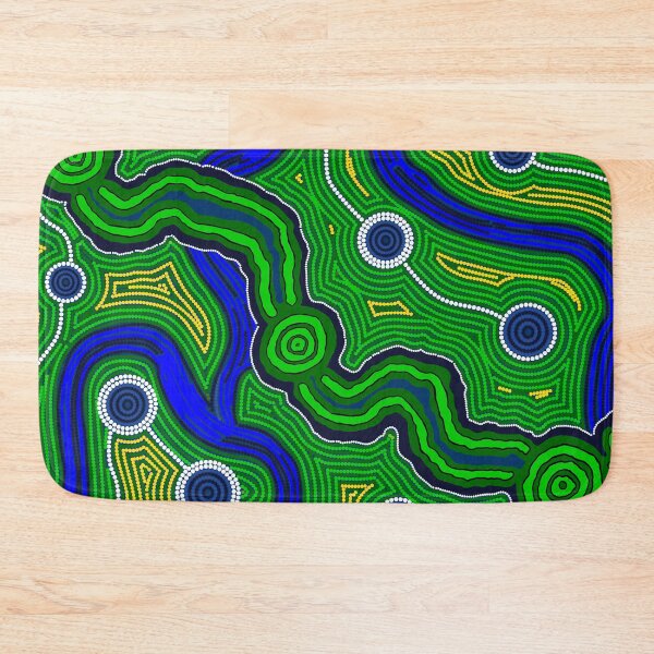 Item preview, Authentic Aboriginal Art - The Inland Rail designed and sold by HogarthArts.