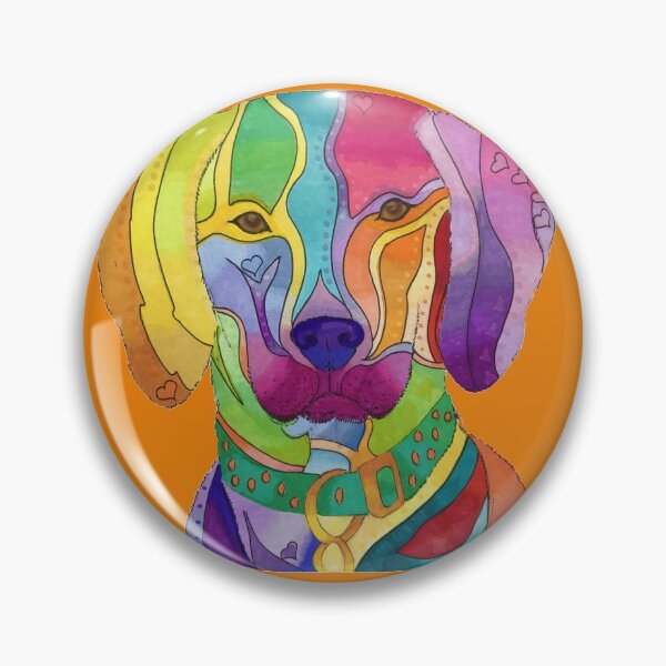 Item preview, Pop Goes the Vizsla - Pop Art Hungarian Vizsla designed and sold by JaneWrenArt.