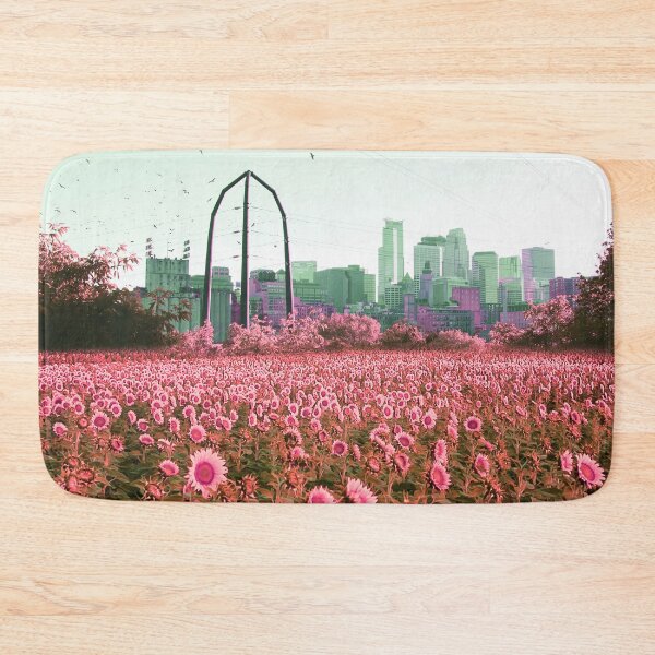 Item preview, Minneapolis Minnesota Skyline and Field of Flowers designed and sold by anthonylonder.