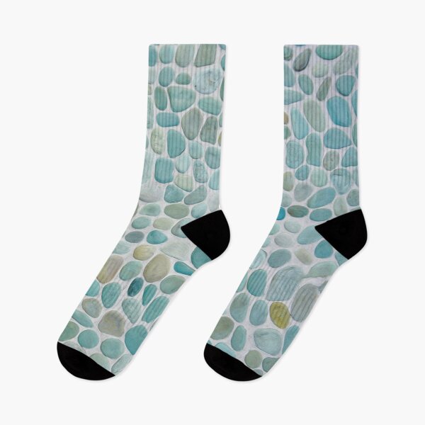Item preview, Guijarros en azul y marrón designed and sold by thesnowwhyte.