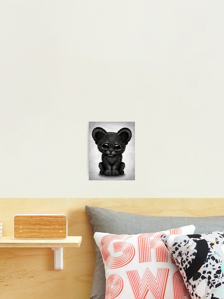 Impression Photo Bebe Mignon Panthere Noire Par Jeffbartels Redbubble