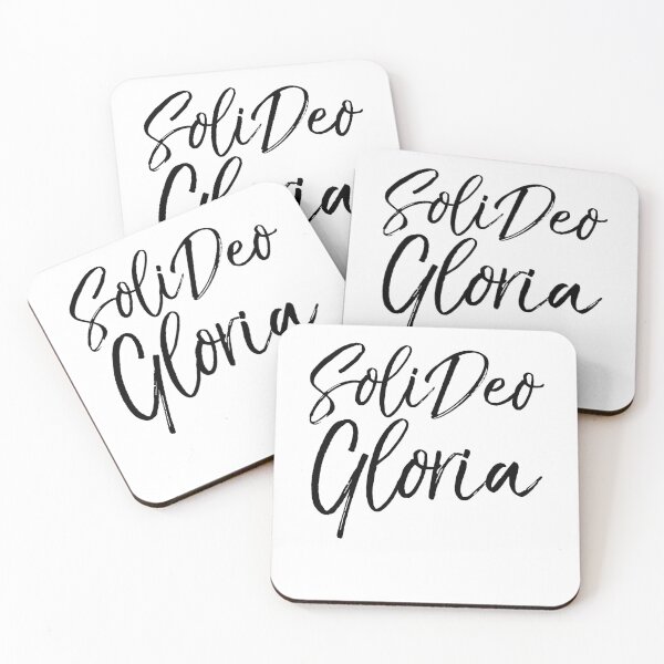 Item preview, Soli Deo Gloria Glory to God Alone Christian Quote designed and sold by TNDesignStudio.