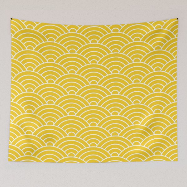 Item preview, Fan pattern in yellow designed and sold by BattaAnastasia.
