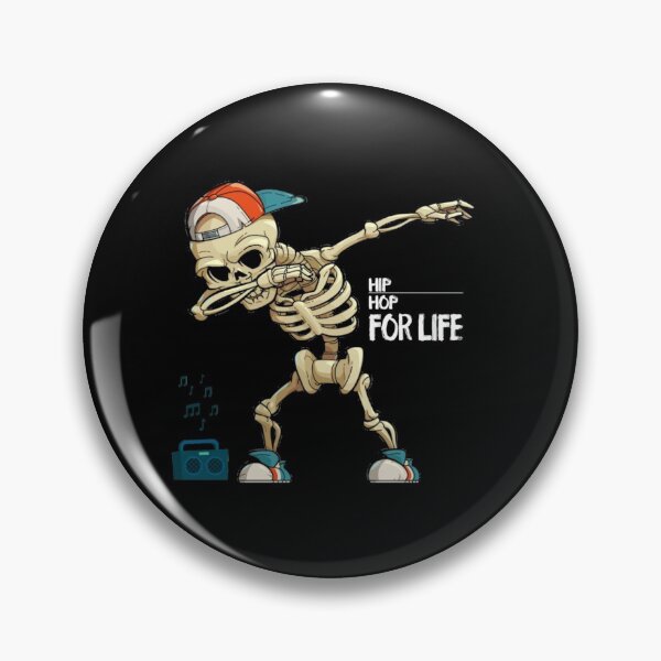 Item preview, Hip hop for life skeleton design designed and sold by darknessjeff86.