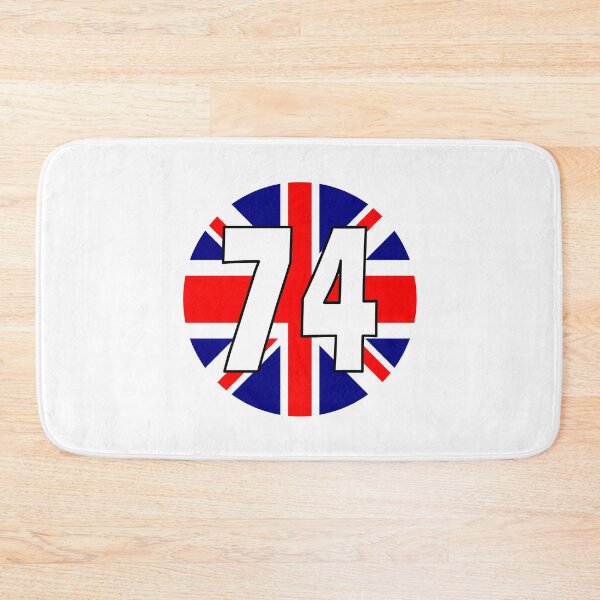 Item preview, UK flag with number 74 - seventy four designed and sold by AllShirts21.