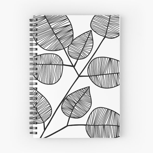 Item preview, Botanical Line Art Drawing - Bold Leaves designed and sold by Melody Watson.