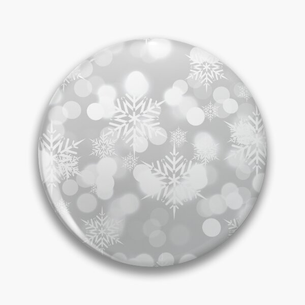 Item preview, Christmas Snowflakes Bokeh Silver Pattern designed and sold by livianasgifts.