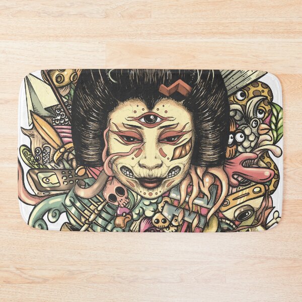 Item preview, Geisha Doodle Flat designed and sold by fakeface.