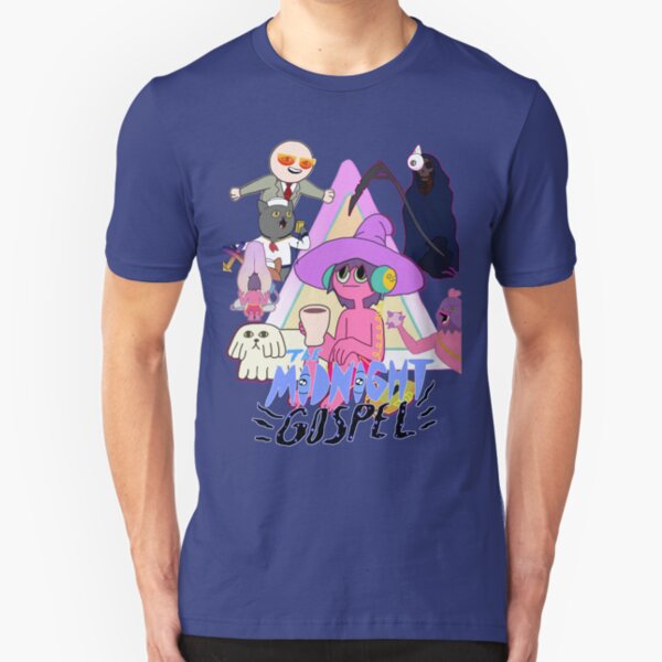 The Midnight Gospel Character montage Slim Fit T-Shirt