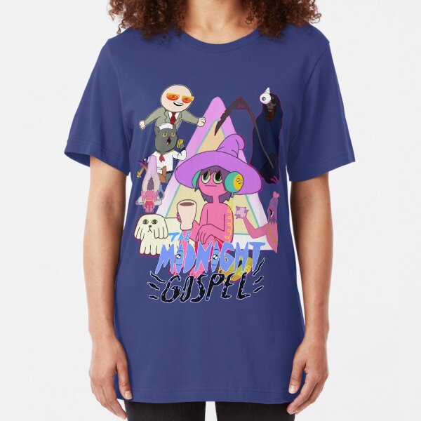 El montaje del personaje del Evangelio de medianoche Camiseta ajustada