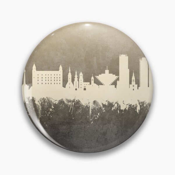 Item preview, Bratislava Slovakia Skyline designed and sold by ArtPrints.