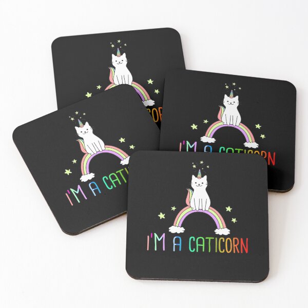 Item preview, Caticorn cat cats unicorn unicorn cat saying designed and sold by JonasDesign.