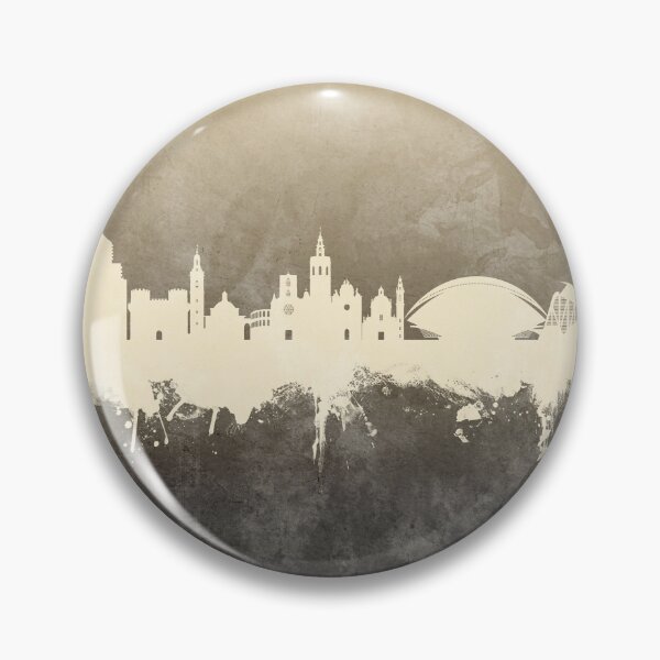 Item preview, Valencia Spain Skyline designed and sold by ArtPrints.