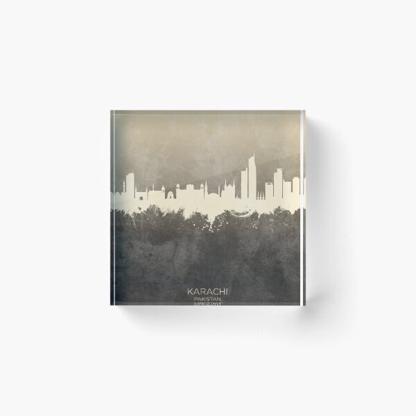 Item preview, Karachi Pakistan Skyline designed and sold by ArtPrints.