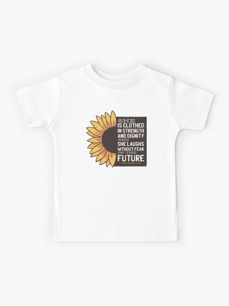 kids sunflower shirt