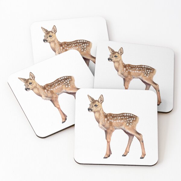 Item preview, Roe Deer fawn designed and sold by kokayart.