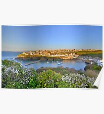 Cornwall: Evening, Overlooking Port Isaac Poster