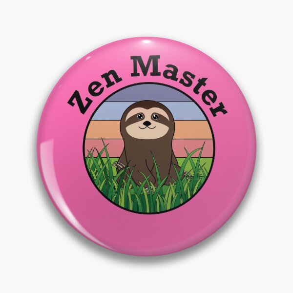 Item preview, Zen Master Cute Sloth Meditating designed and sold by Happy Puppy Print On Demand.