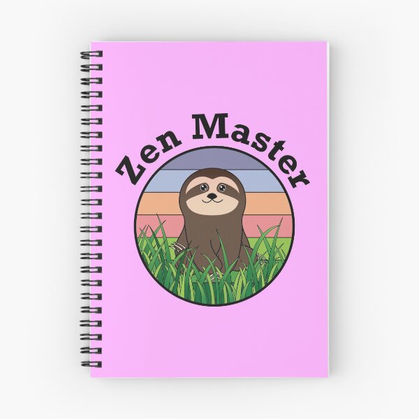 Item preview, Zen Master Cute Sloth Meditating designed and sold by Happy Puppy Print On Demand.
