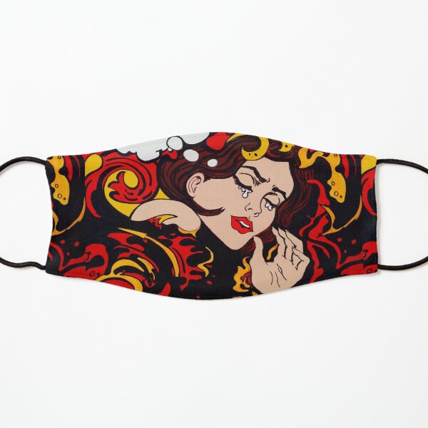 Pop art damns climate change Kids Mask