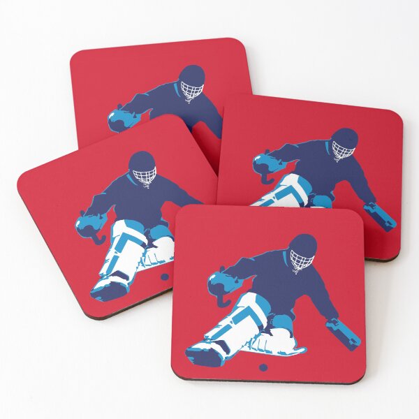 Item preview, Goalie red / blue designed and sold by hookfreaks.