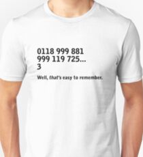 IT Crowd - emergency services Unisex T-Shirt