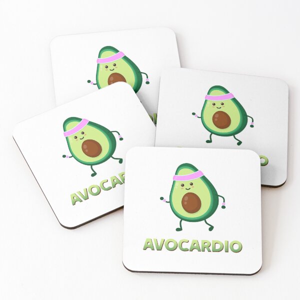 Item preview, Avocardio Avocado Fitness Workout designed and sold by JonasDesign.
