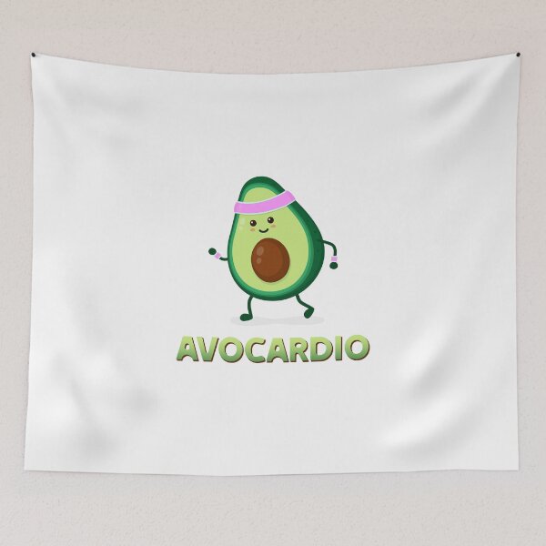 Item preview, Avocardio Avocado Fitness Workout designed and sold by JonasDesign.
