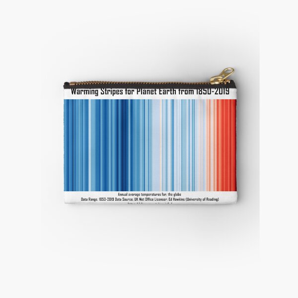 Item preview, Warming Stripes for the planet from 1850-2019 designed and sold by Tongue-in-Cheek.