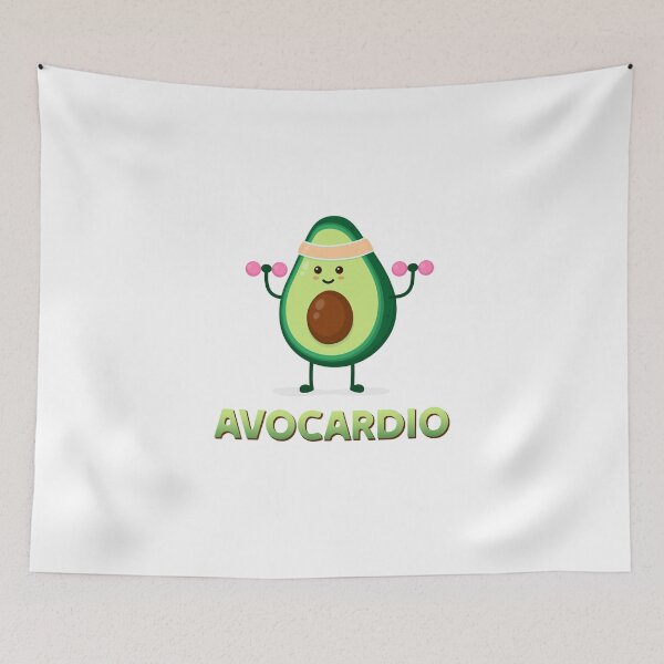 Item preview, Avocardio Avocado Fitness Workout designed and sold by JonasDesign.