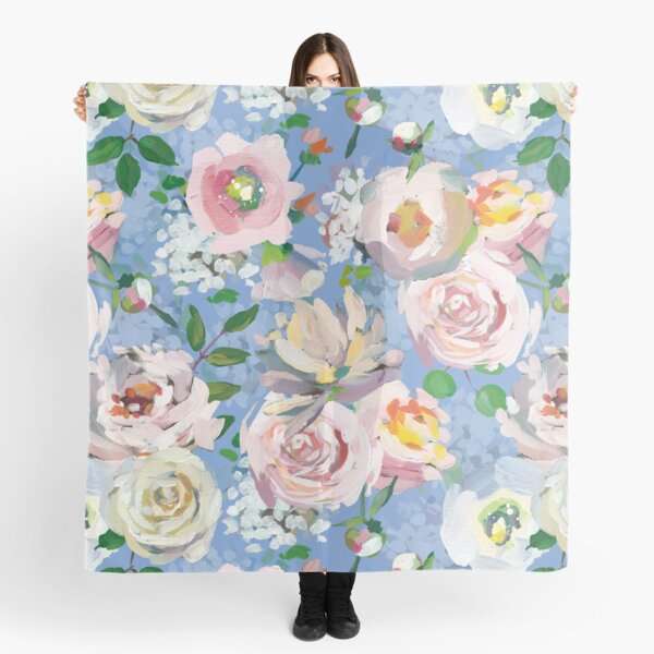 Van Gogh Roses Pattern Scarf